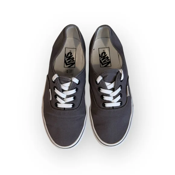 Vans Authentic Unisex Pewter Charcoal Gray Sneakers Size 7.5 Women/6 Men​​ - Picture 7 of 9